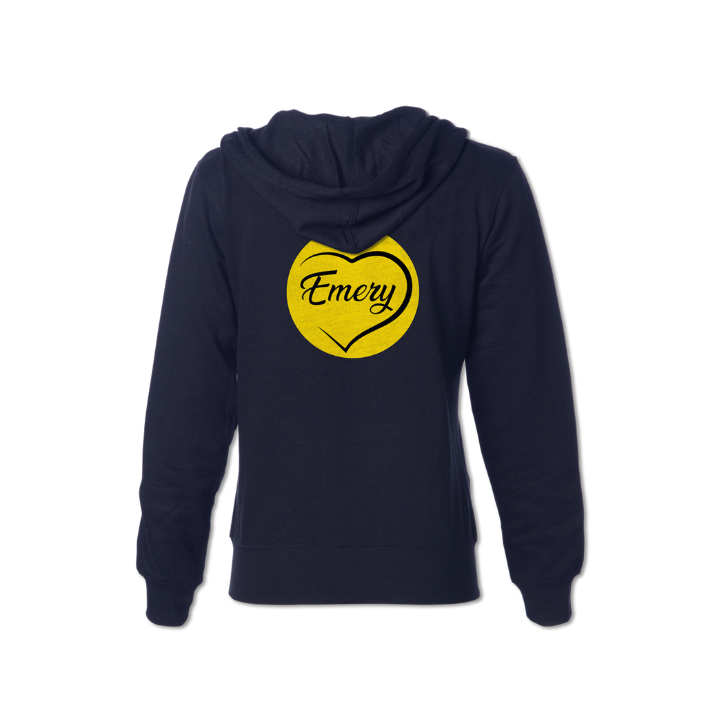 EMERY Youth Zip Hooded Sweatshirt