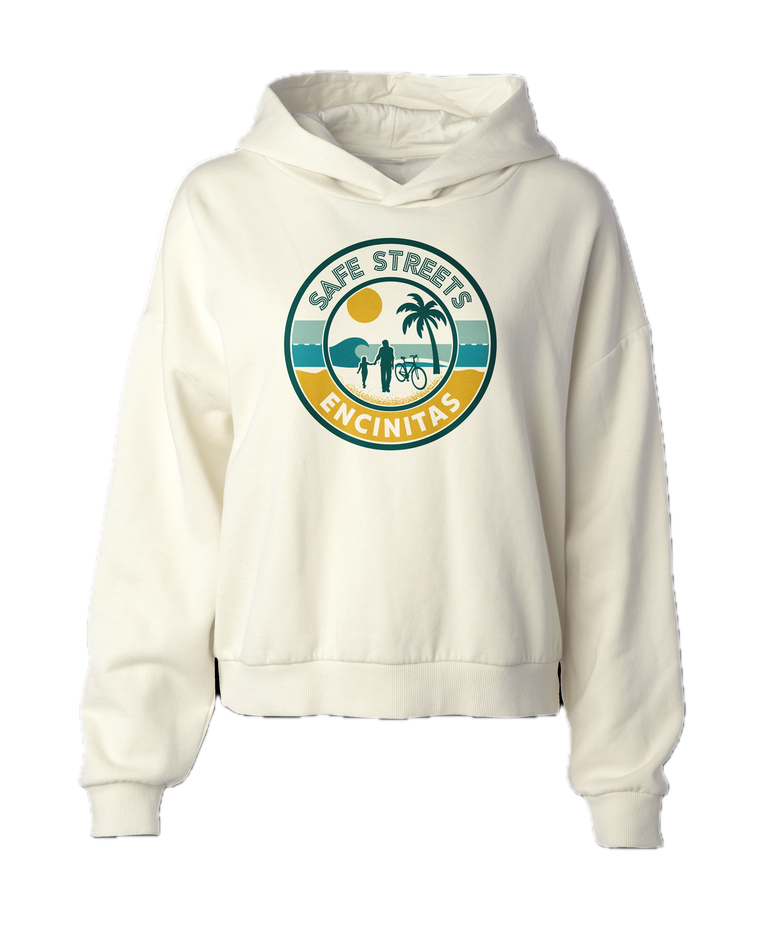 Safe Street Encinitas Women's Pull Over Hooded Sweatshirt