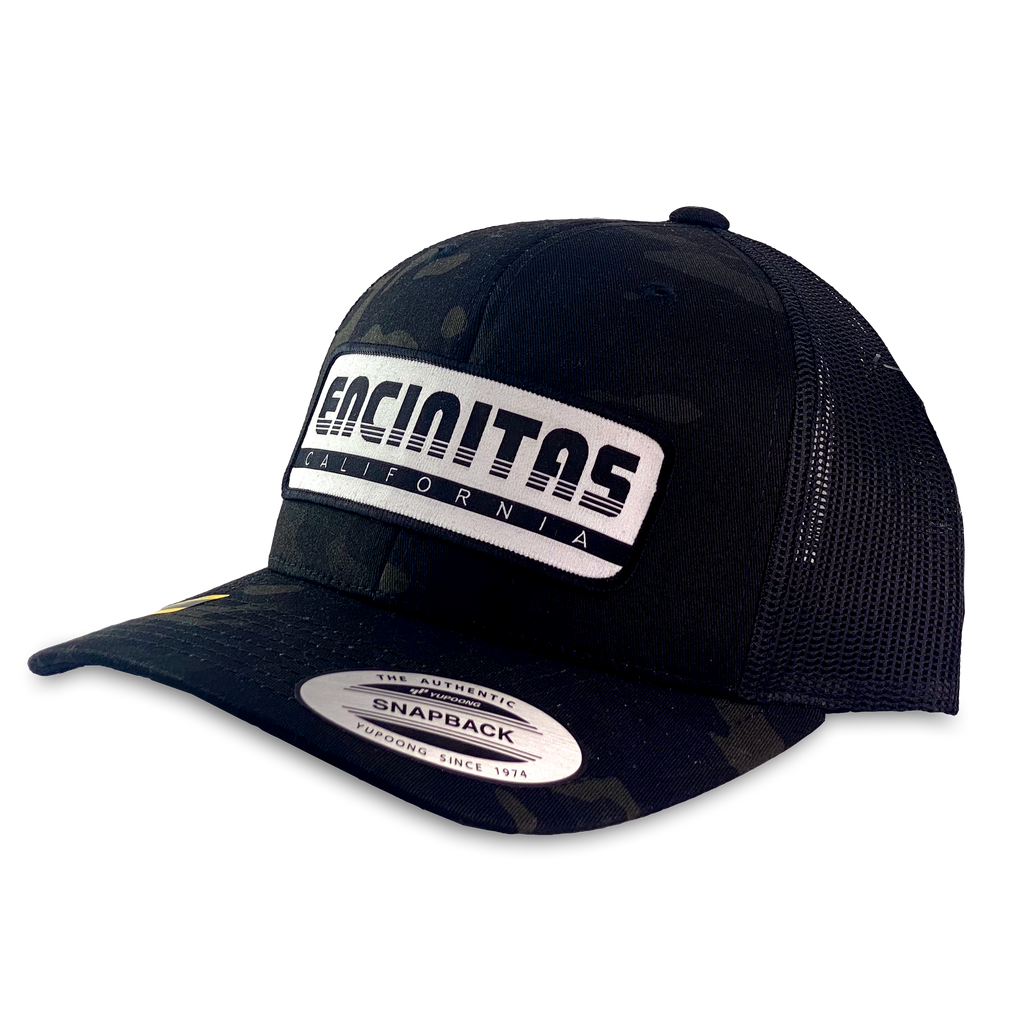 Cotton Twill Encinitas/Leucadia Throwback Woven Patch Hat