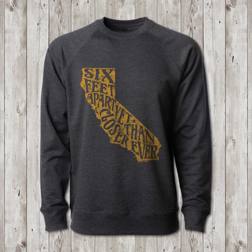 California Social Distance Crew Sweatshirt