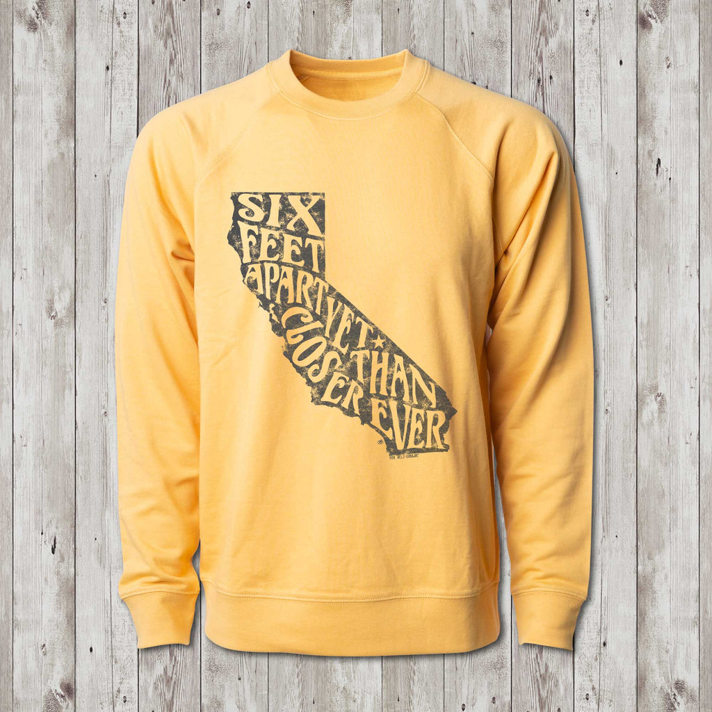 California Social Distance Crew Sweatshirt