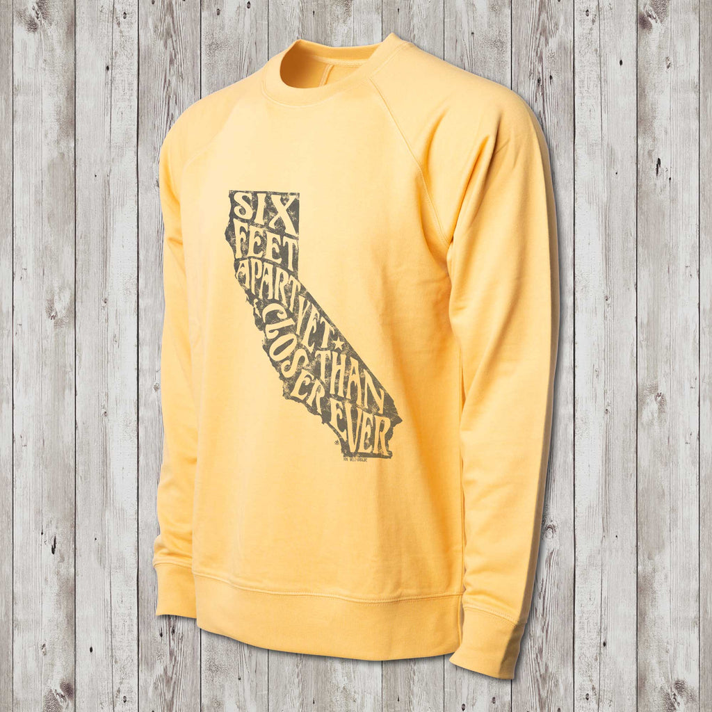 California Social Distance Crew Sweatshirt