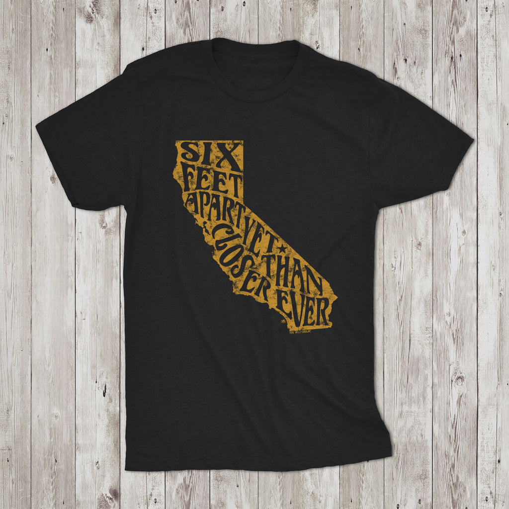 California Social Distance Crew Neck T-Shirt