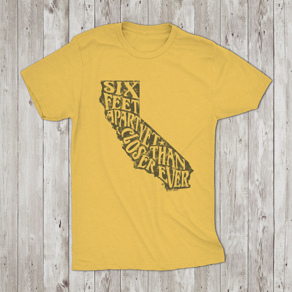 California Social Distance Crew Neck T-Shirt