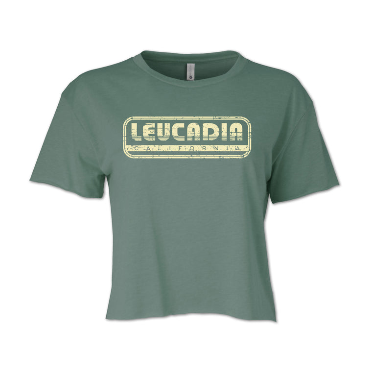 Ladies Leucadia Throwback Crop Tee