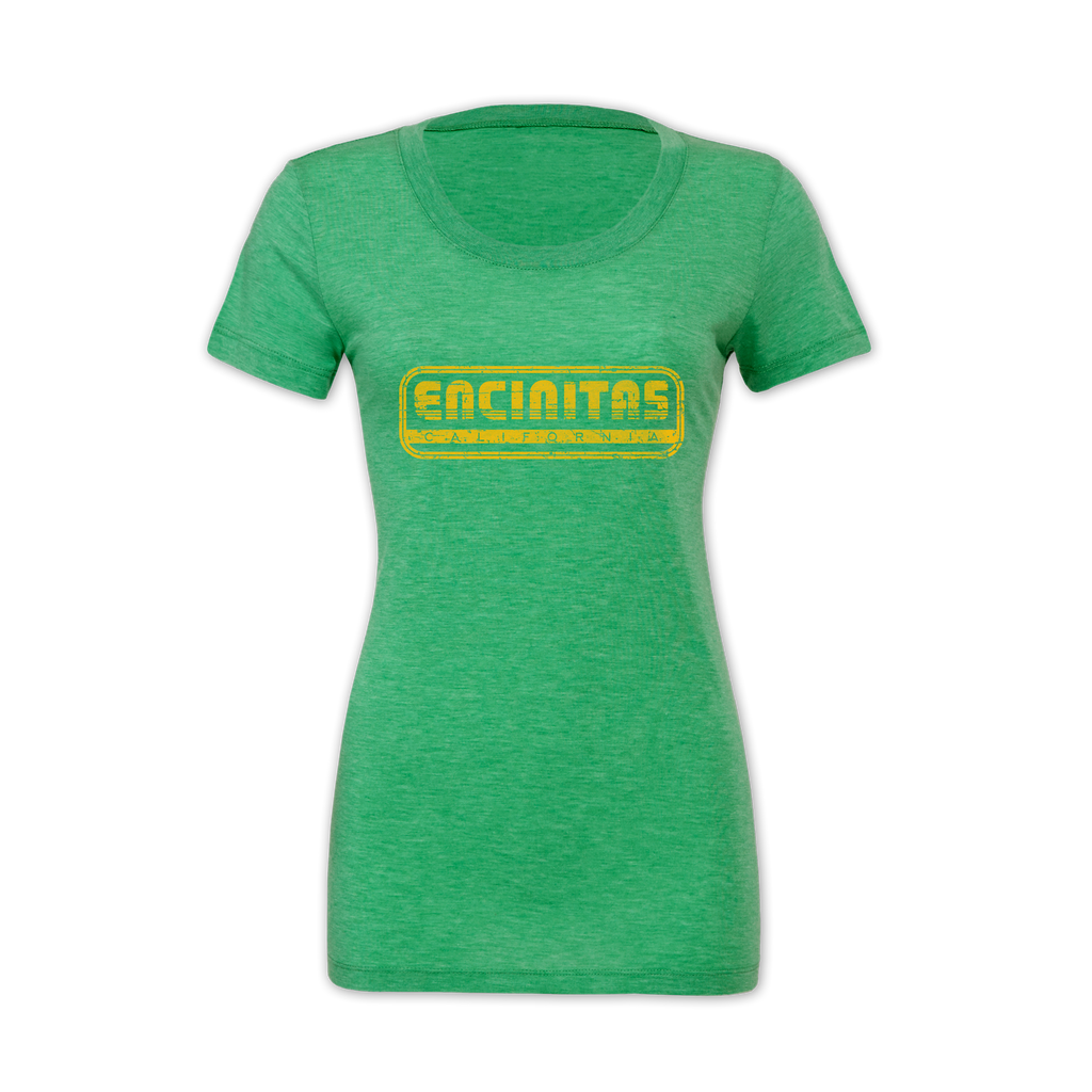 Ladies Encinitas Throwback Crew Neck T-Shirt