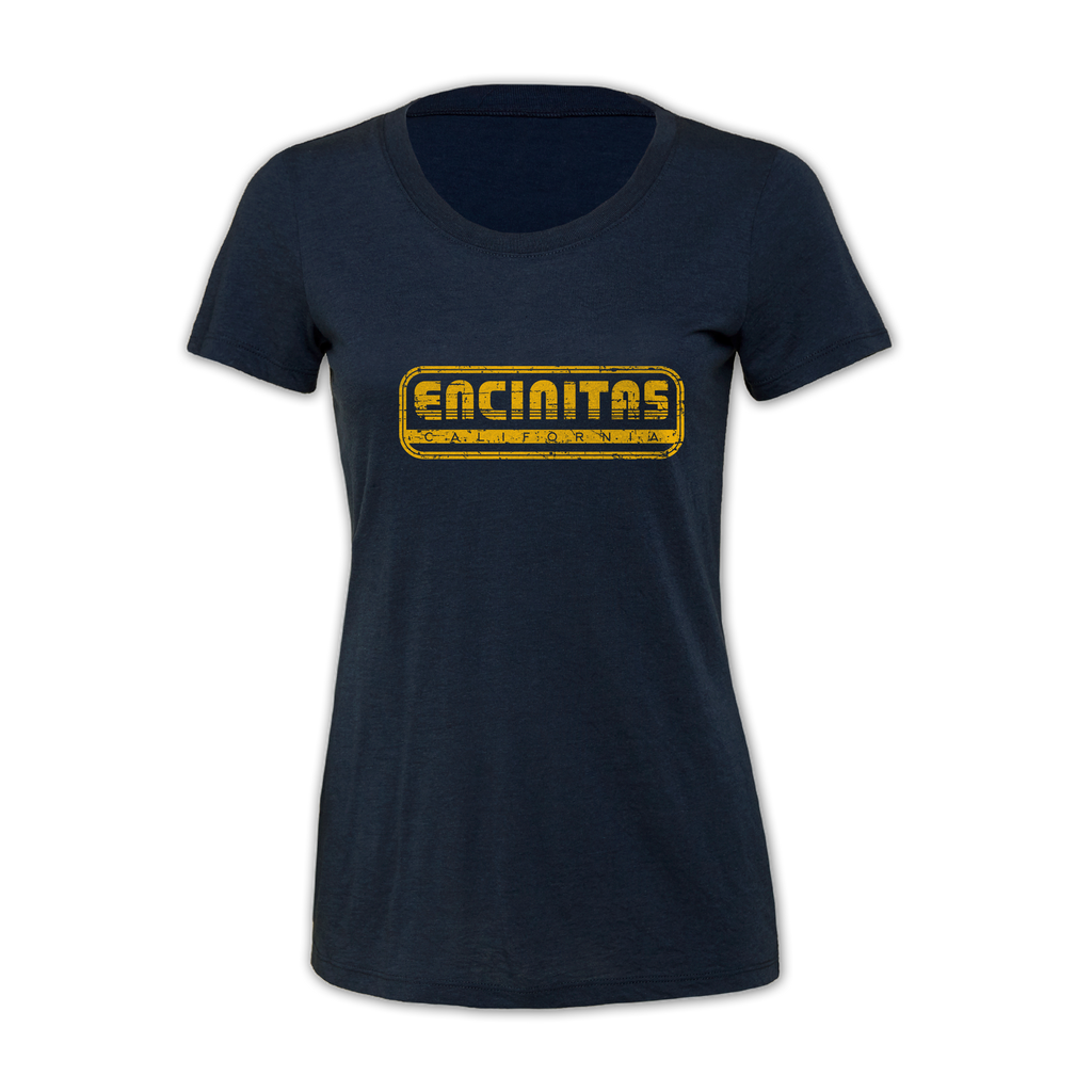 Ladies Encinitas Throwback Crew Neck T-Shirt