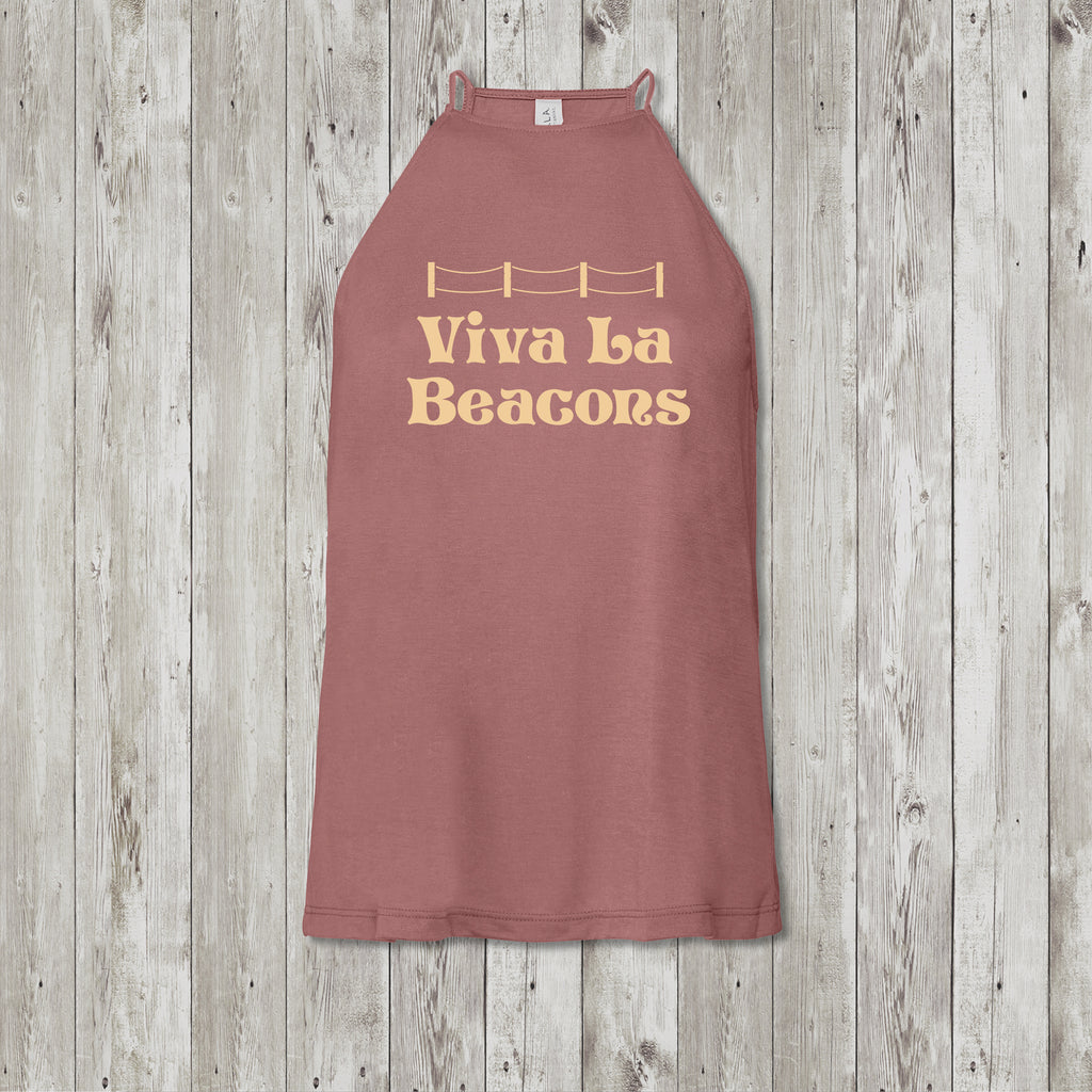 Ladies Viva La Beacons Flowy High Neck Yoga Tank