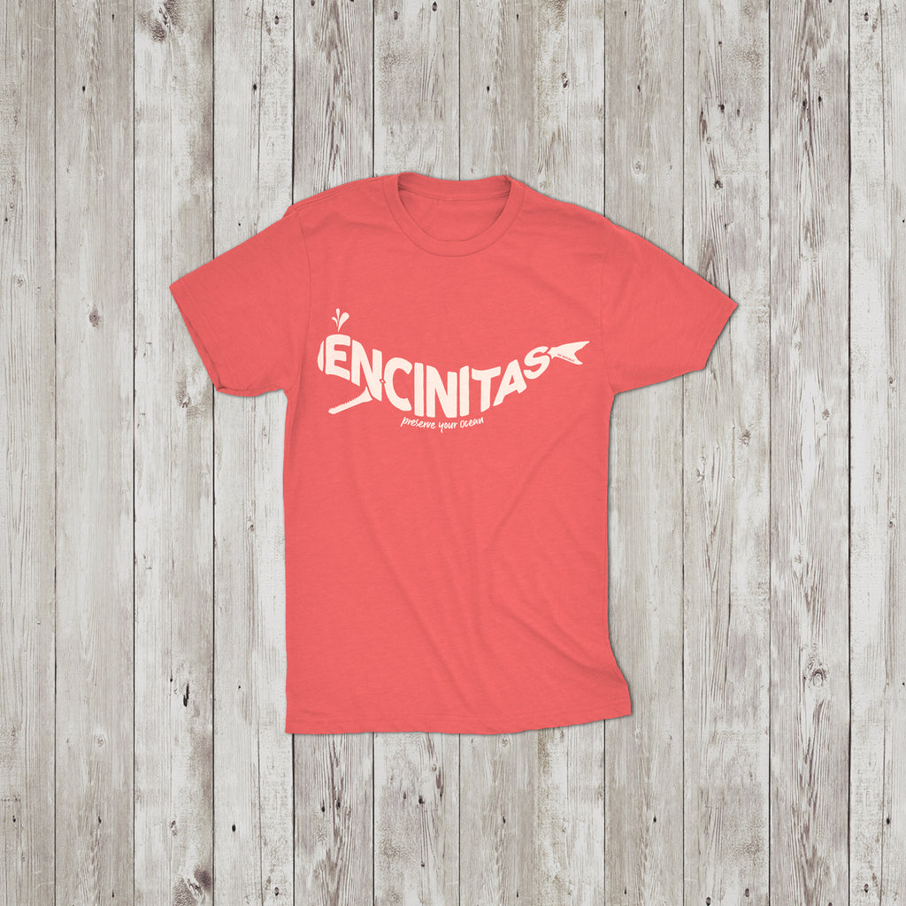 Encinitas Whale Youth Crew Neck T-Shirt