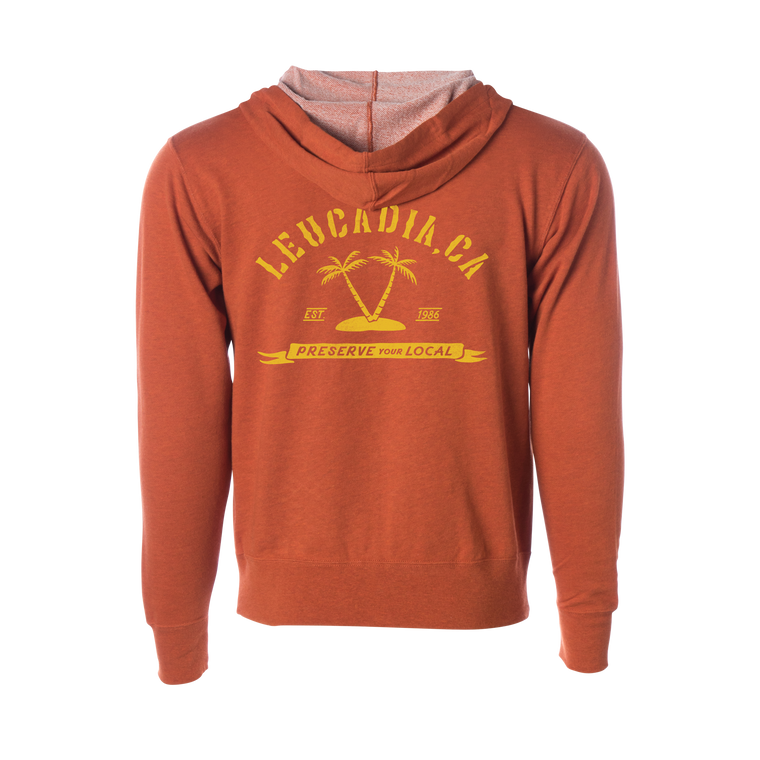 Leucadia Preserving Local Zip Hooded Sweatshirt