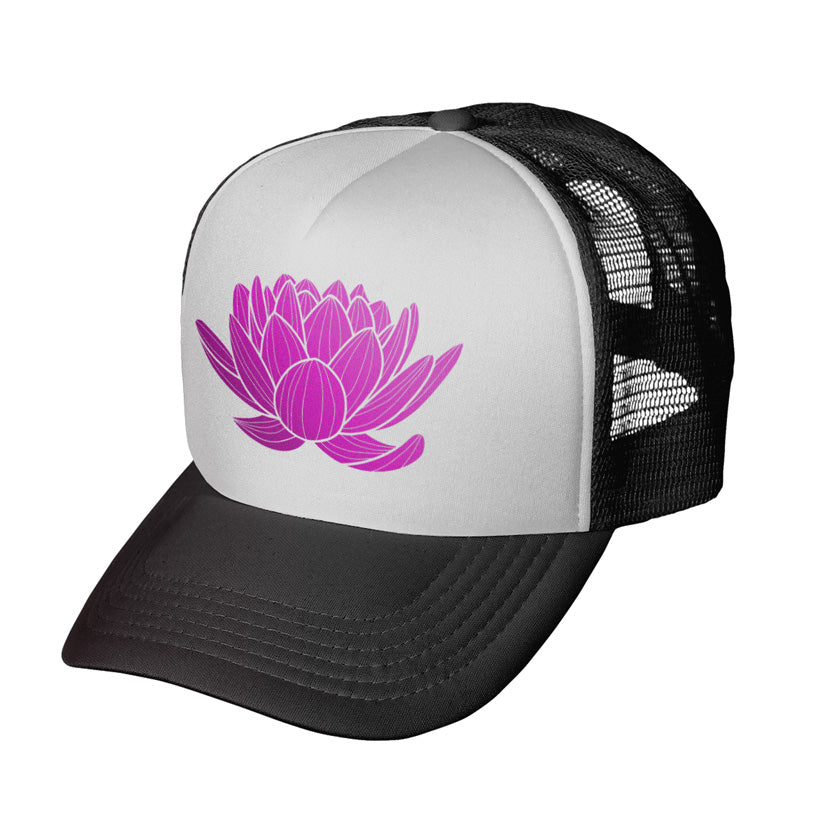 Lotus Trucker Hat