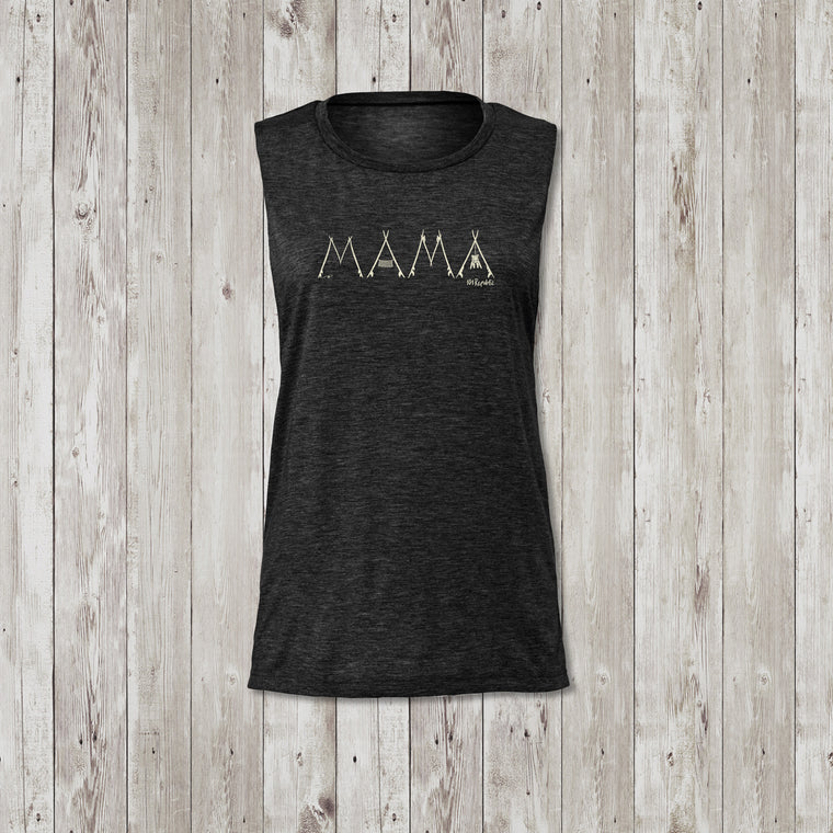 Ladies Surf Mama Muscle Tank