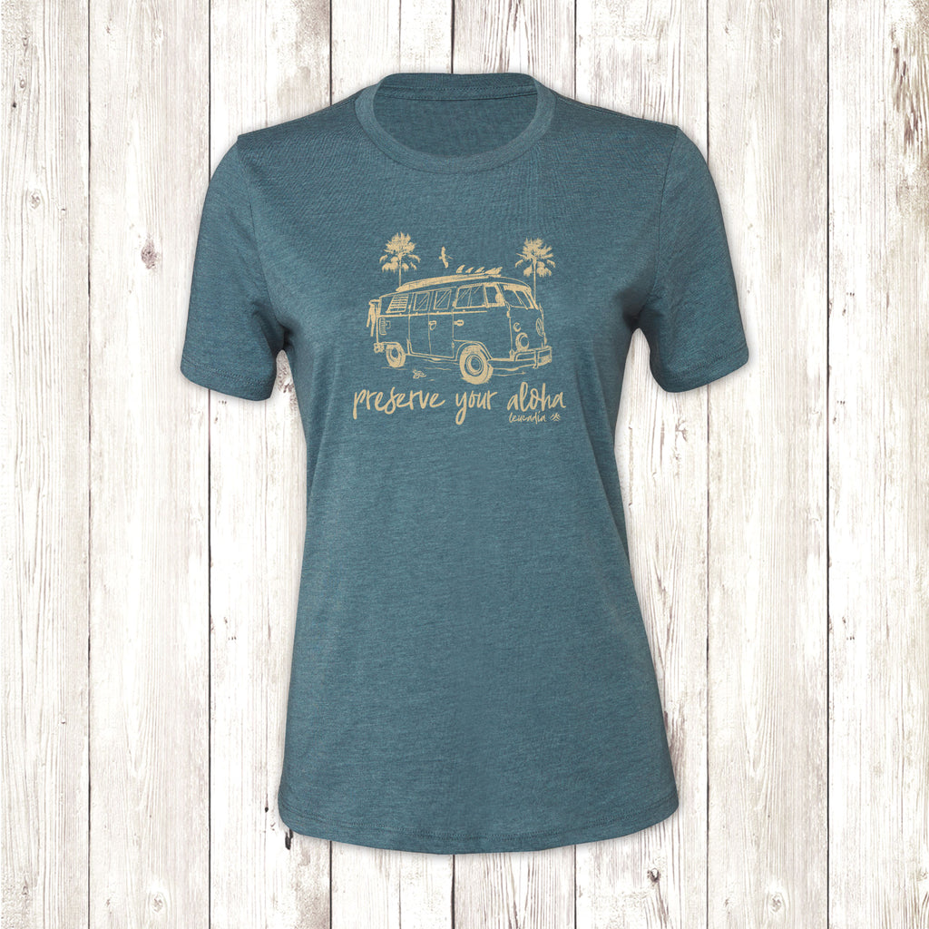 Ladies Preserve Your Aloha Relaxed Crew