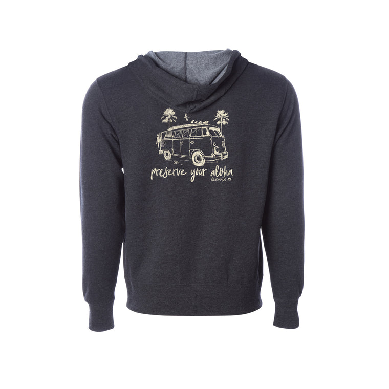 Youth Preserve Your Aloha Zip Hooded Sweatshirt