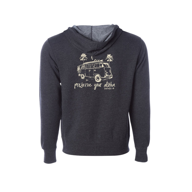 Preserve Your Aloha Zip Hooded Sweatshirt