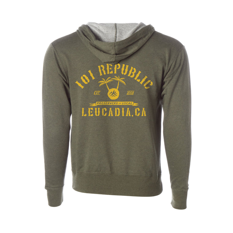 101 Republic Preserving Local Zip Hooded Sweatshirt