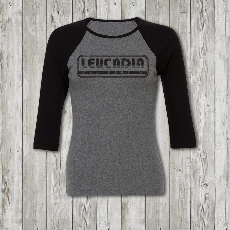 Ladies Leucadia Throwback 3/4 Sleeve Raglan