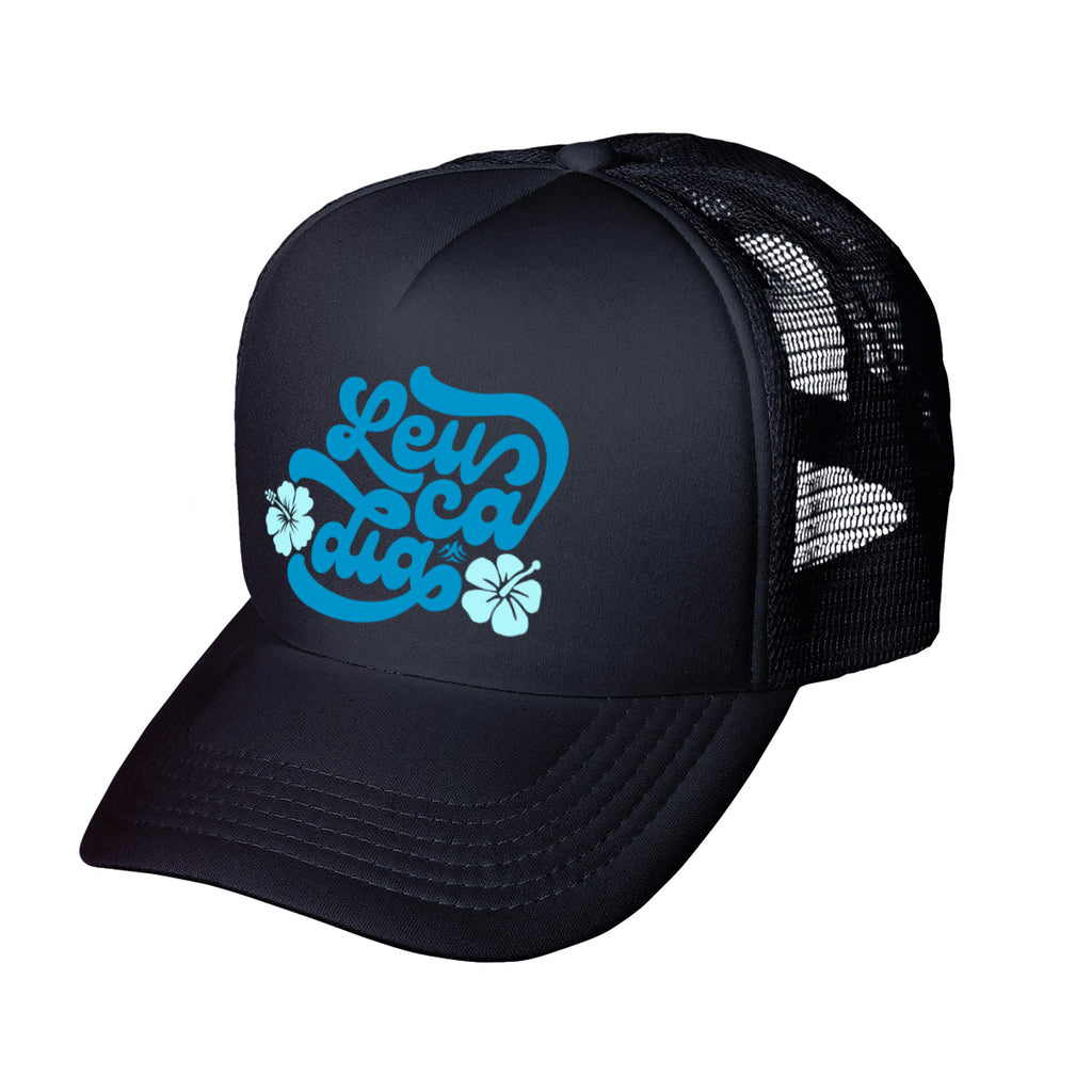 Retro Leucadia Flower Trucker Hat