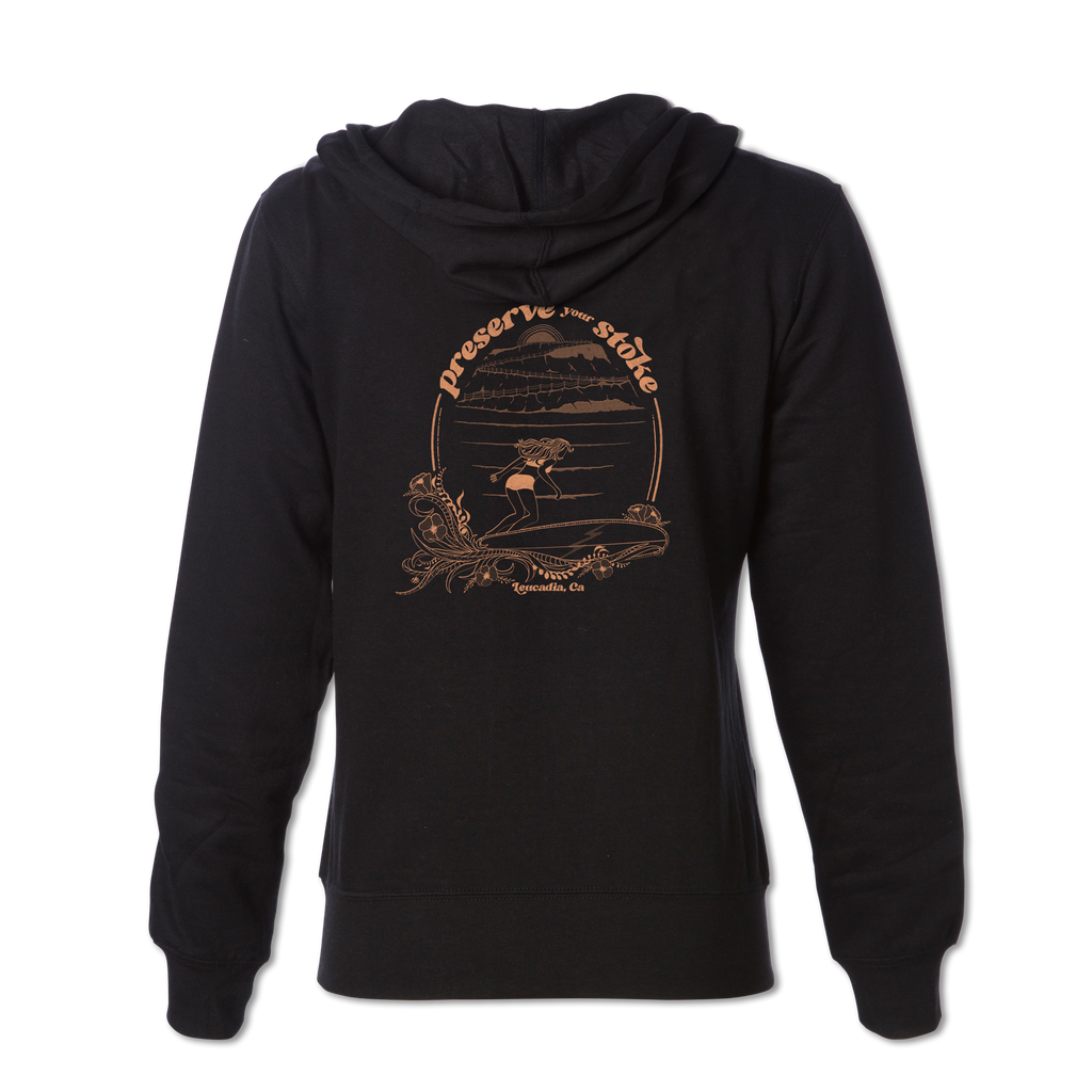 Ladies Preserve Your Stoke Zip Hoodie